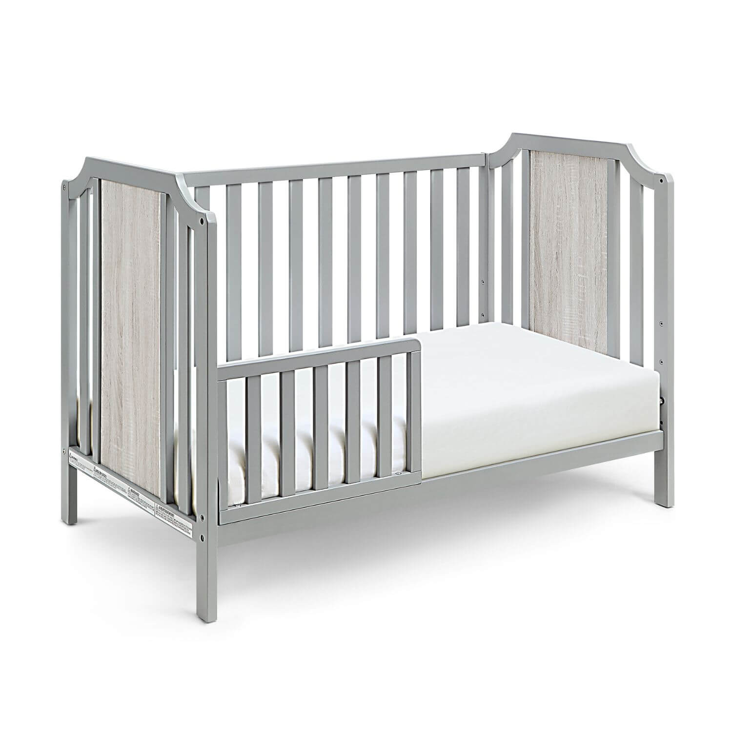 Brees Toddler Bed Gray/Graystone