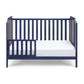 Brees Island 3-in-1 Convertible Crib Midnight Blue/Brownstone