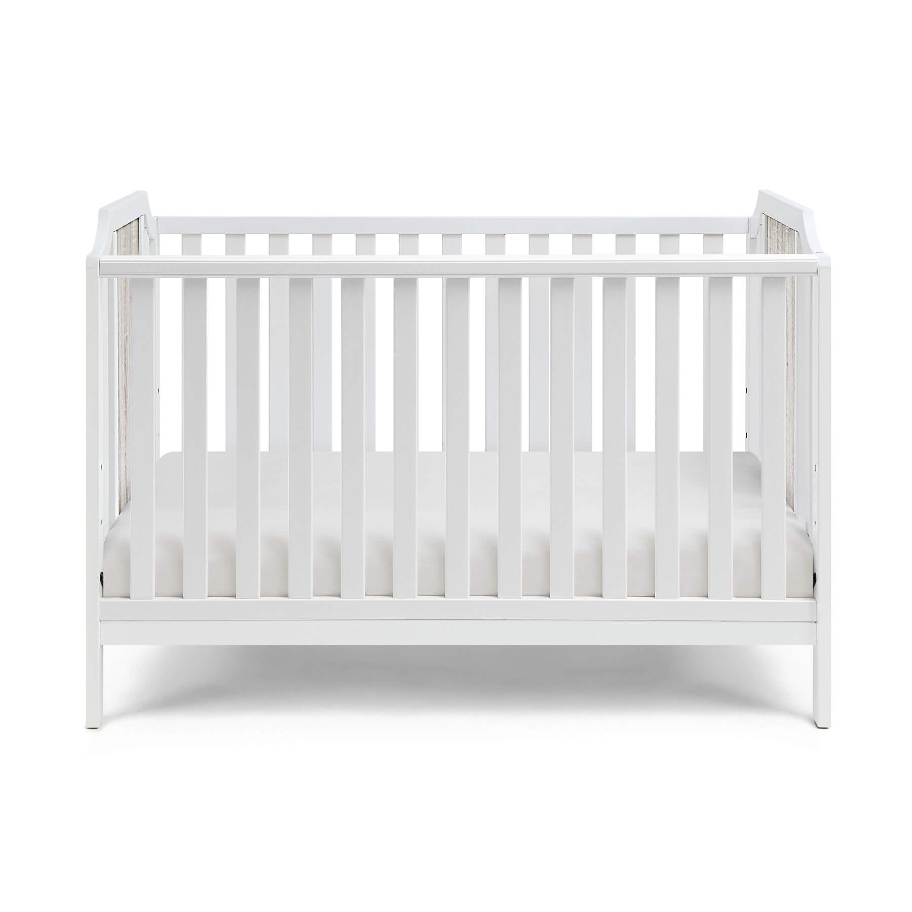 Brees Island 3-in-1 Convertible Crib White/Graystone