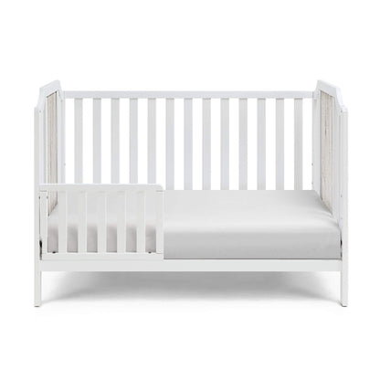 Brees Toddler Bed White/Graystone