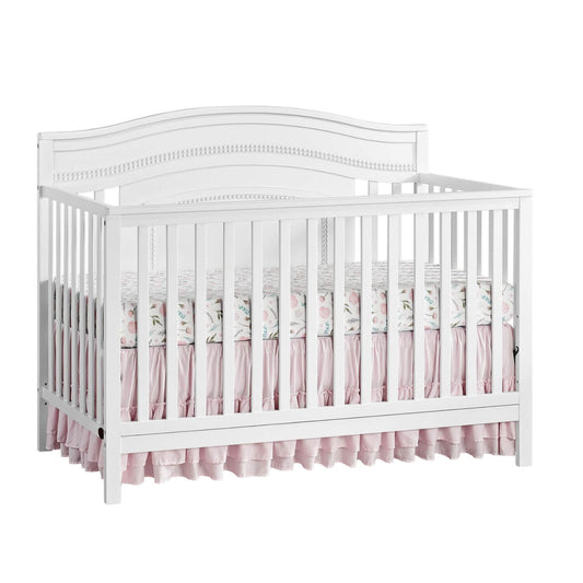 Oxford Baby Briella 4-in-1 Convertible Crib | White