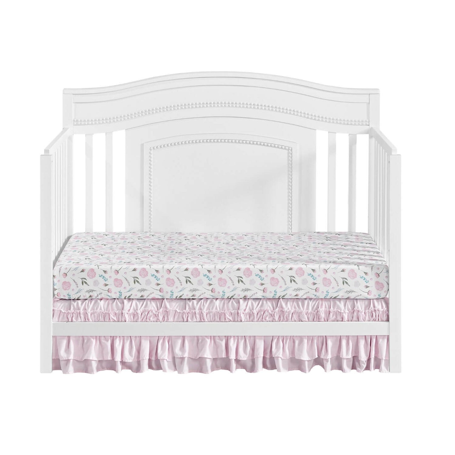 Oxford Baby Briella 4-in-1 Convertible Crib | White