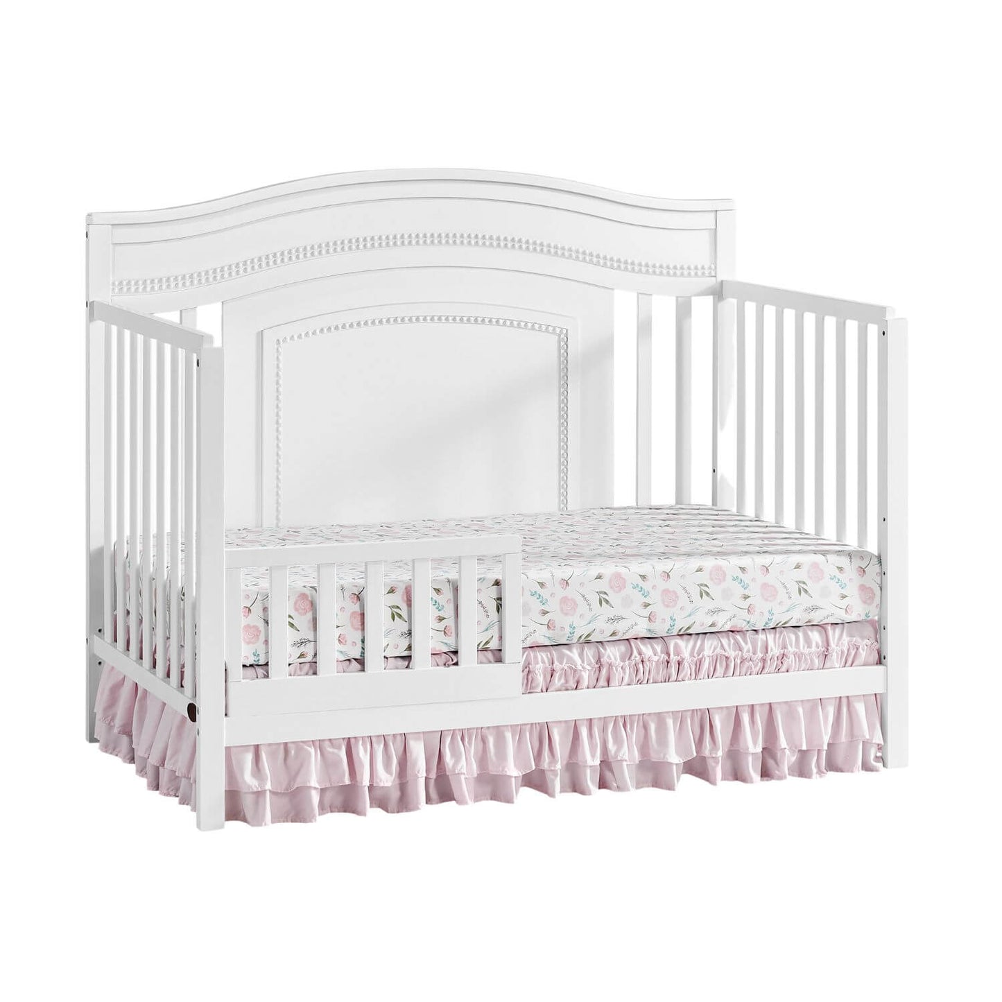 Oxford Baby Briella 4-in-1 Convertible Crib | White