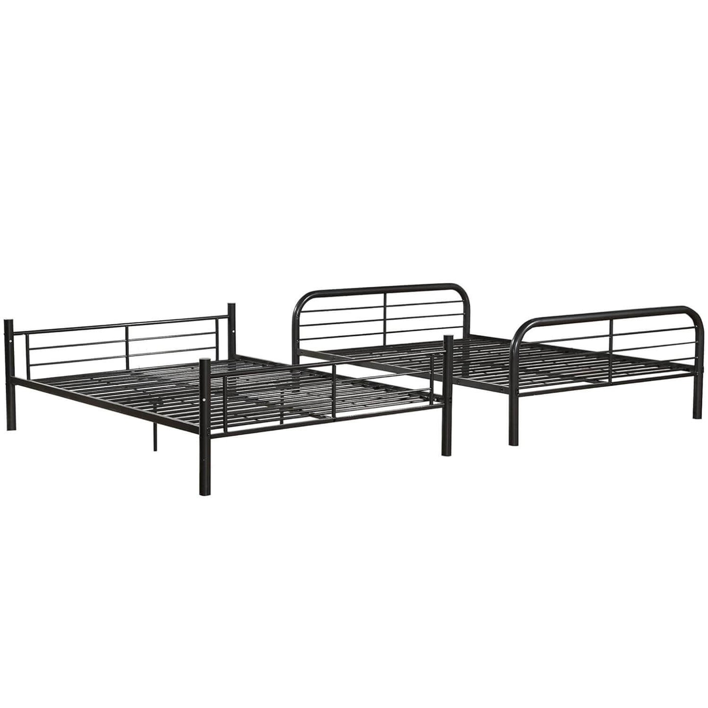 ACME Bristol Metal Frame Full/Full Bunk Bed | Gunmetal