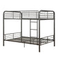 ACME Bristol Metal Frame Full/Full Bunk Bed | Gunmetal