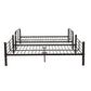 ACME Bristol Metal Frame Full/Full Bunk Bed | Gunmetal