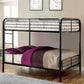 ACME Bristol Metal Frame Full/Full Bunk Bed | Gunmetal