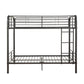 ACME Bristol Metal Frame Full/Full Bunk Bed | Gunmetal