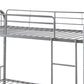 ACME Bristol Metal Frame Twin/Twin Bunk Bed | Gunmetal