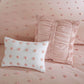 Brooklyn Cotton Jacquard Decorative Pillows Pink