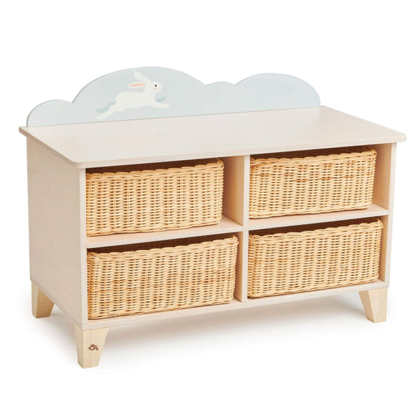 Tender Leaf Bunny Storage Unit on a white background