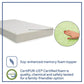 Sealy Butterfly 2-Stage Breathable Knit Crib and Toddler Mattress - Detail