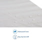 Sealy Butterfly Waterproof Crib & Toddler Mattress White Stripe - Detail