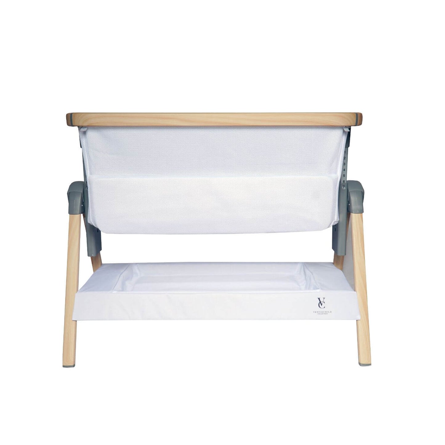 Venice Child California Dreaming Bedside Bassinet | White Wood