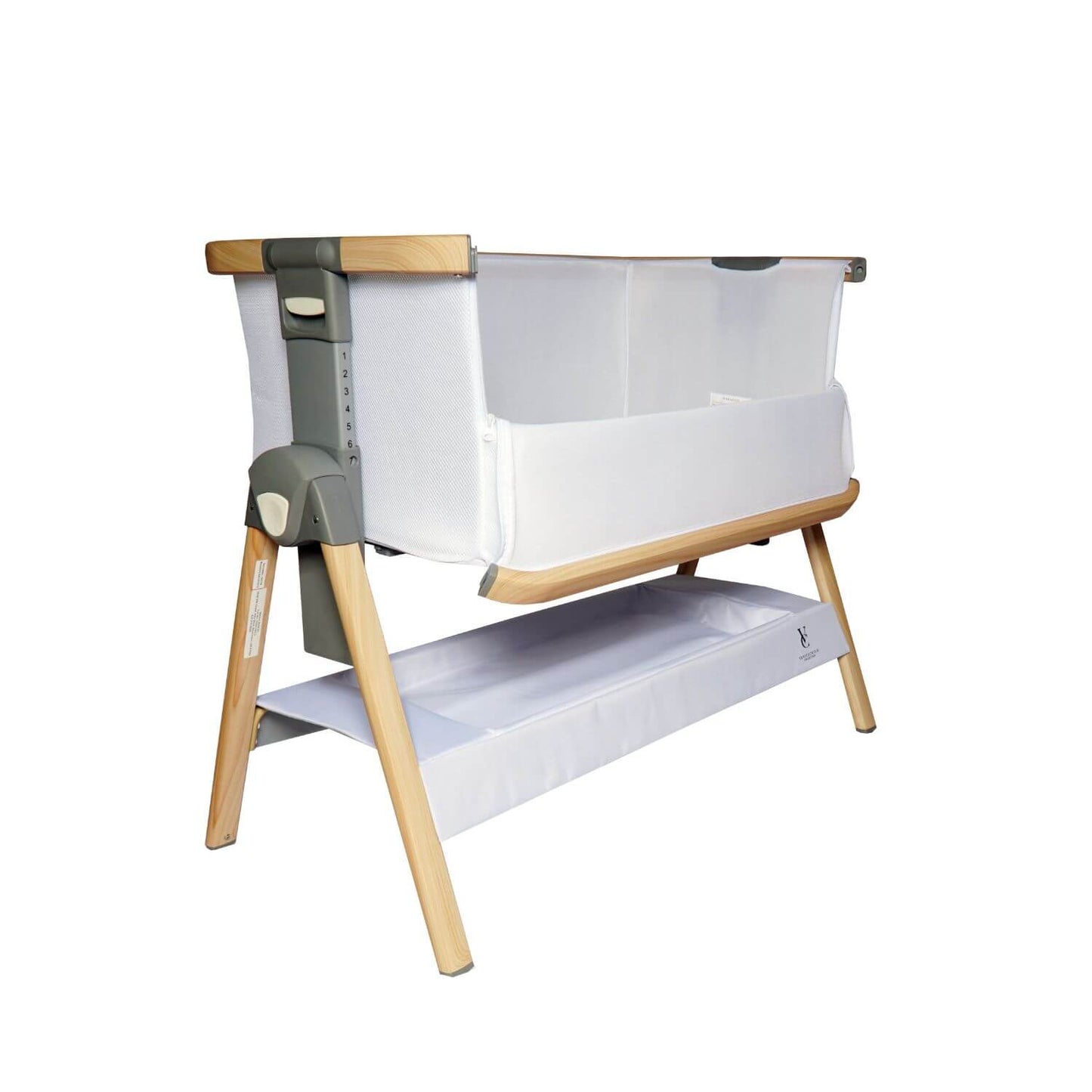 Venice Child California Dreaming Bedside Bassinet | White Wood