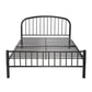 ACME Cailyn Full Metal Bed with Headboard | Black