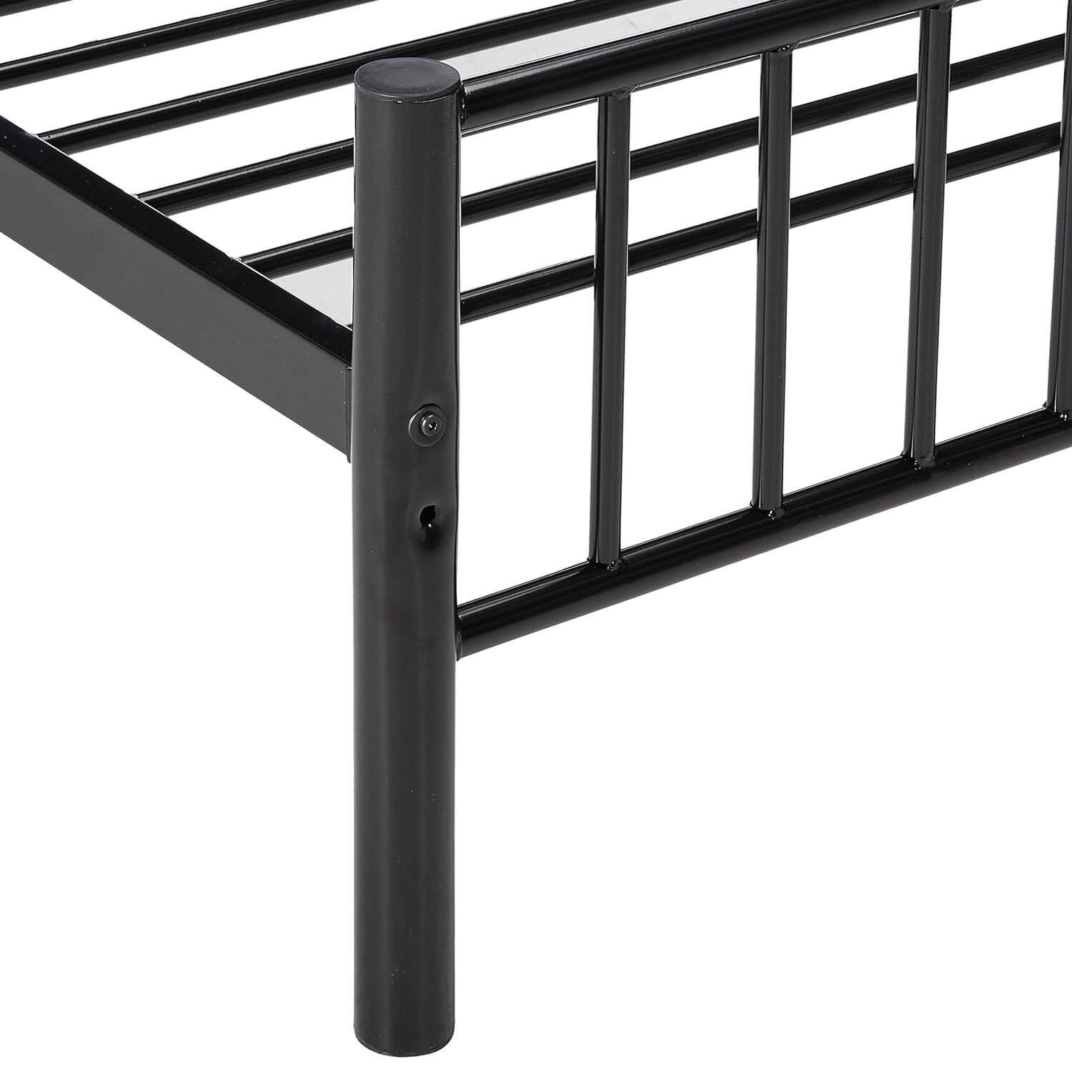ACME Cailyn Full Metal Bed with Headboard | Black