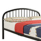 ACME Cailyn Twin Metal Bed with Headboard | Black