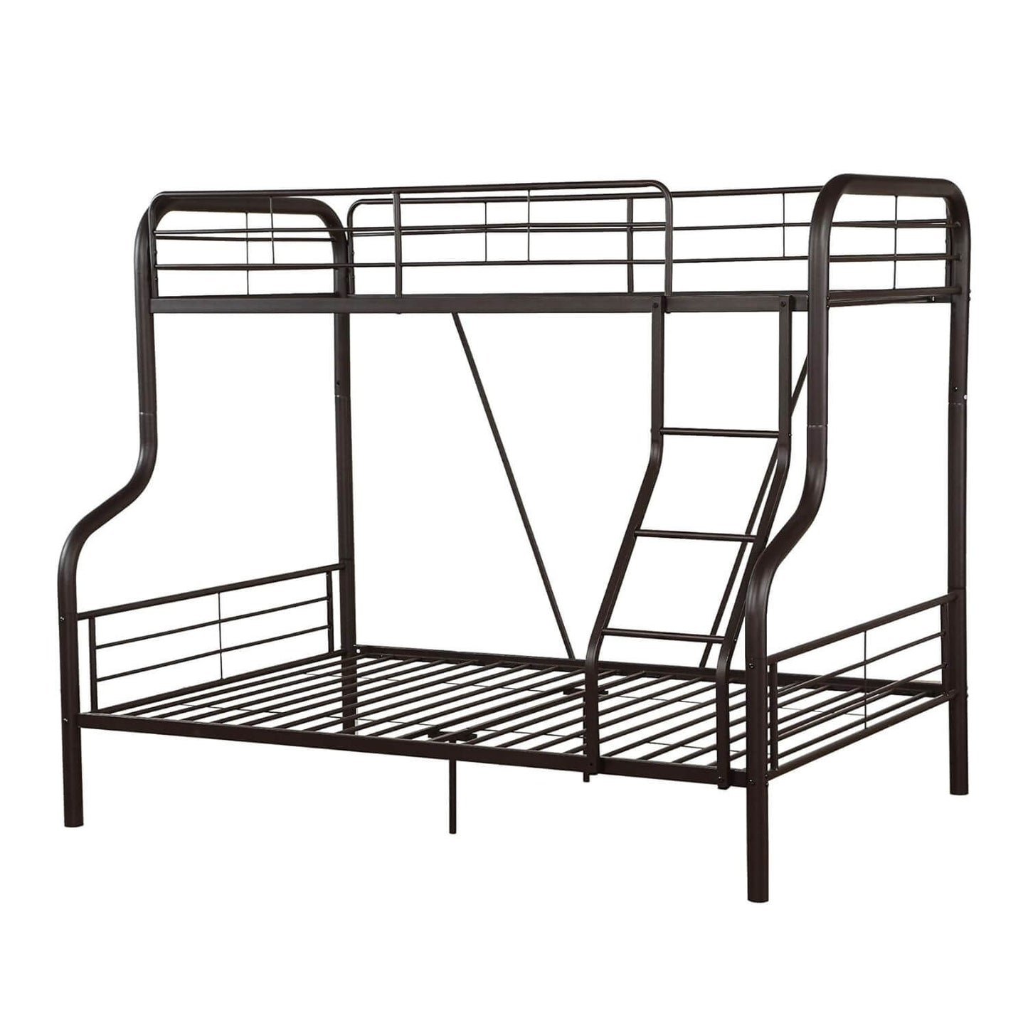 ACME Cairo Metal Frame Twin/Full Bunk Bed | Sandy Black