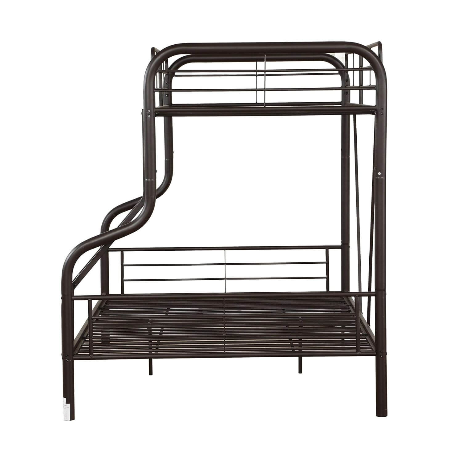 ACME Cairo Metal Frame Twin/Full Bunk Bed | Sandy Black