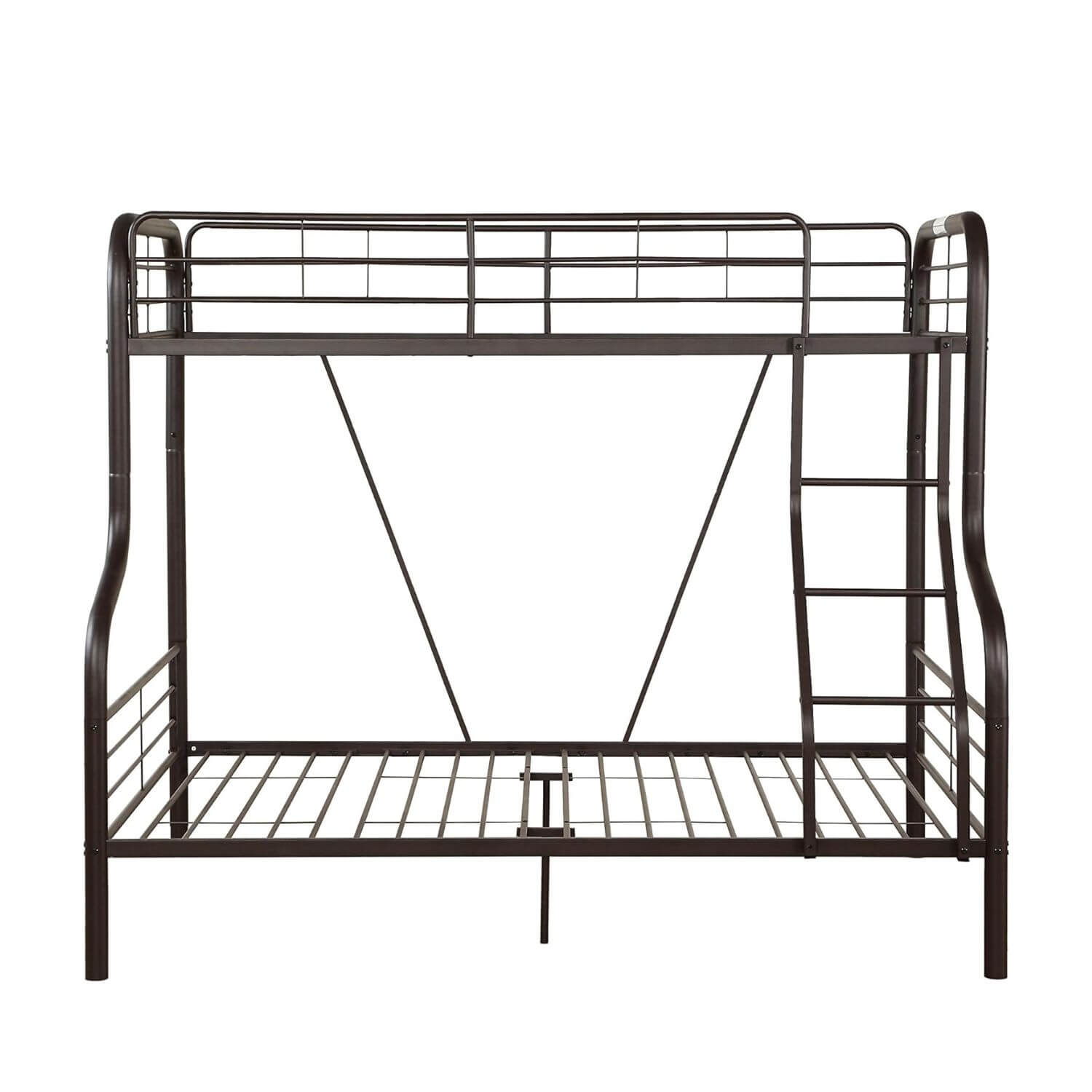 ACME Cairo Metal Frame Twin/Full Bunk Bed | Sandy Black