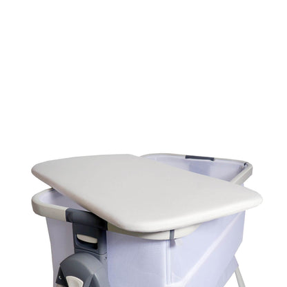Venice Child California Dreaming Bedside Bassinet | White & White