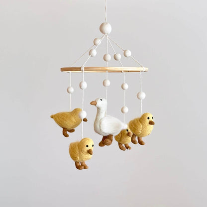 Ganapati Crafts Co. Felt Baby Mobile - Call Duck
