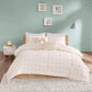 Callie Cotton Jacquard Pom Pom Comforter Set Multi