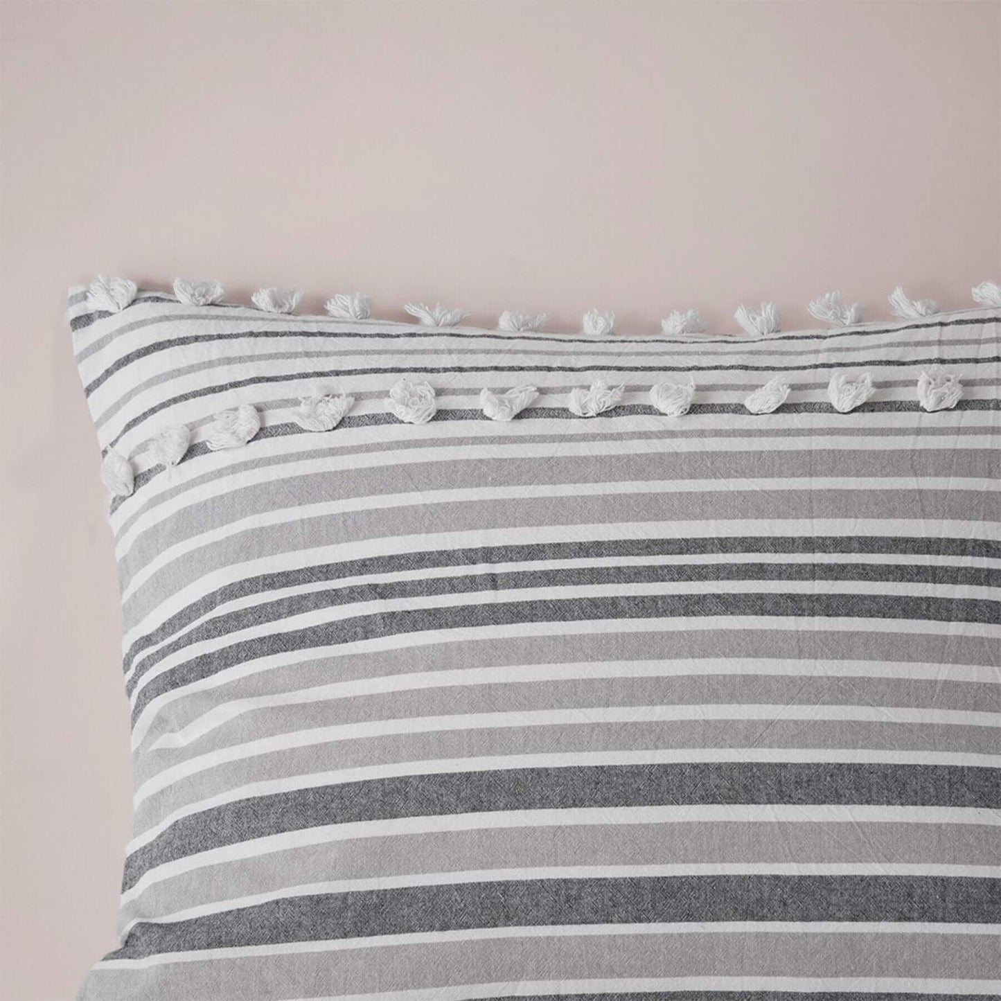 Calum Cotton Jacquard Sham Grey