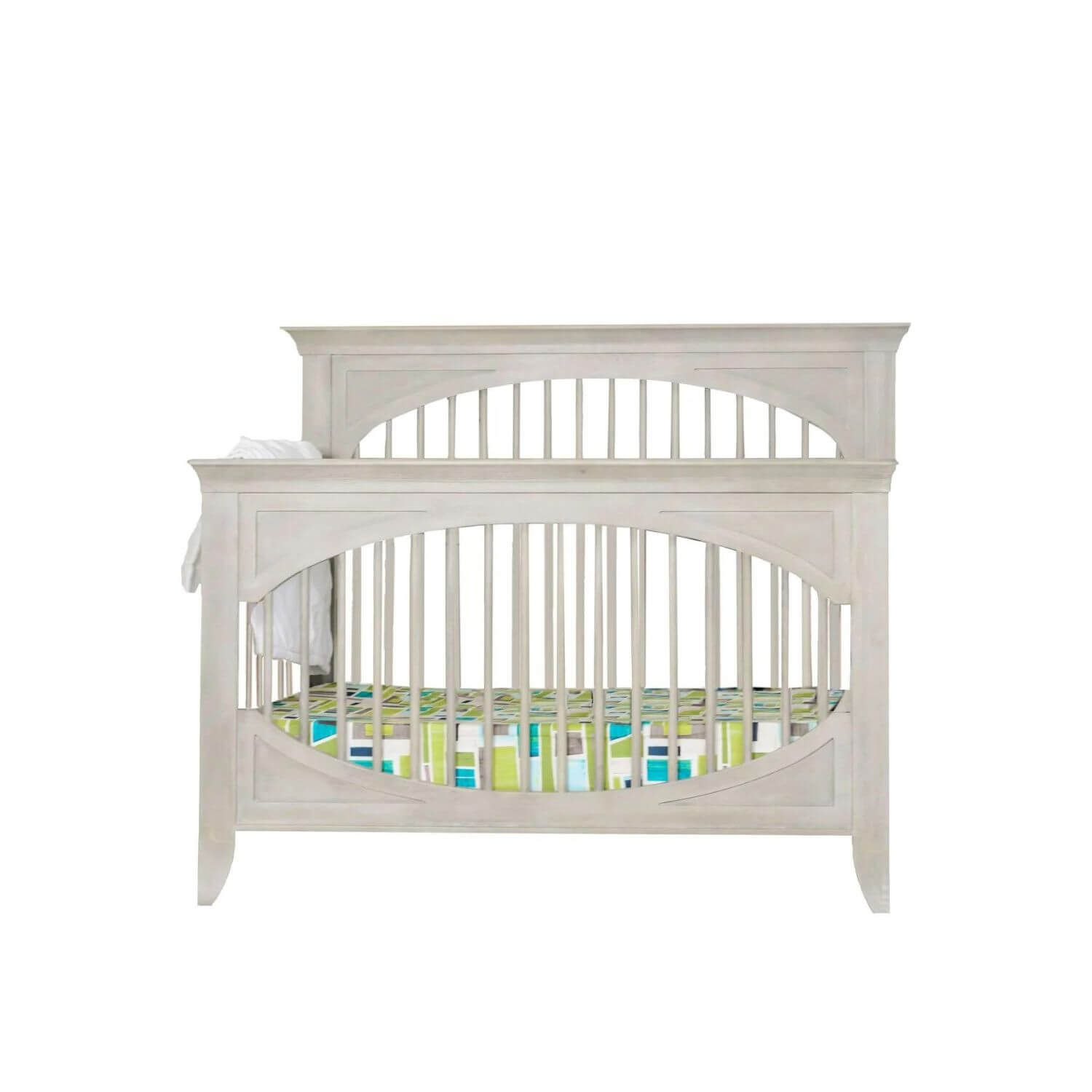 Milk Street Baby Cameo Oval 4-in-1 Convertible Crib Steam