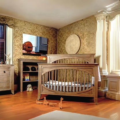 Milk Street Baby Cameo Oval 4-in-1 Convertible Crib Toast - Lifestyle