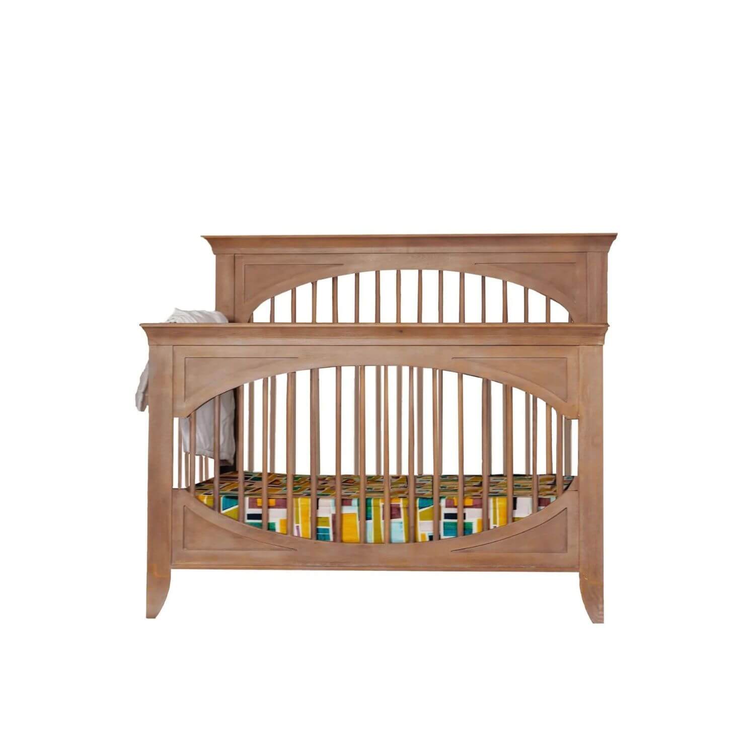 Milk Street Baby Cameo Oval 4-in-1 Convertible Crib Toast
