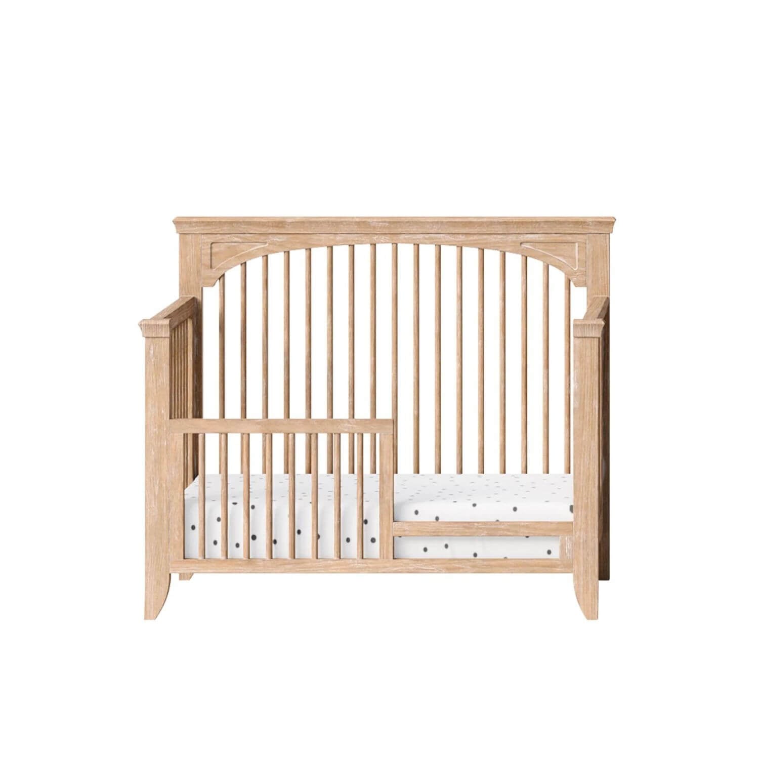 Milk Street Baby Cameo Oval Toddler Bed Conversion Kit Toast