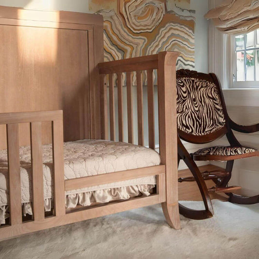 Milk Street Baby Cameo Sleigh Toddler Bed Conversion Kit Toast - Lifestyle