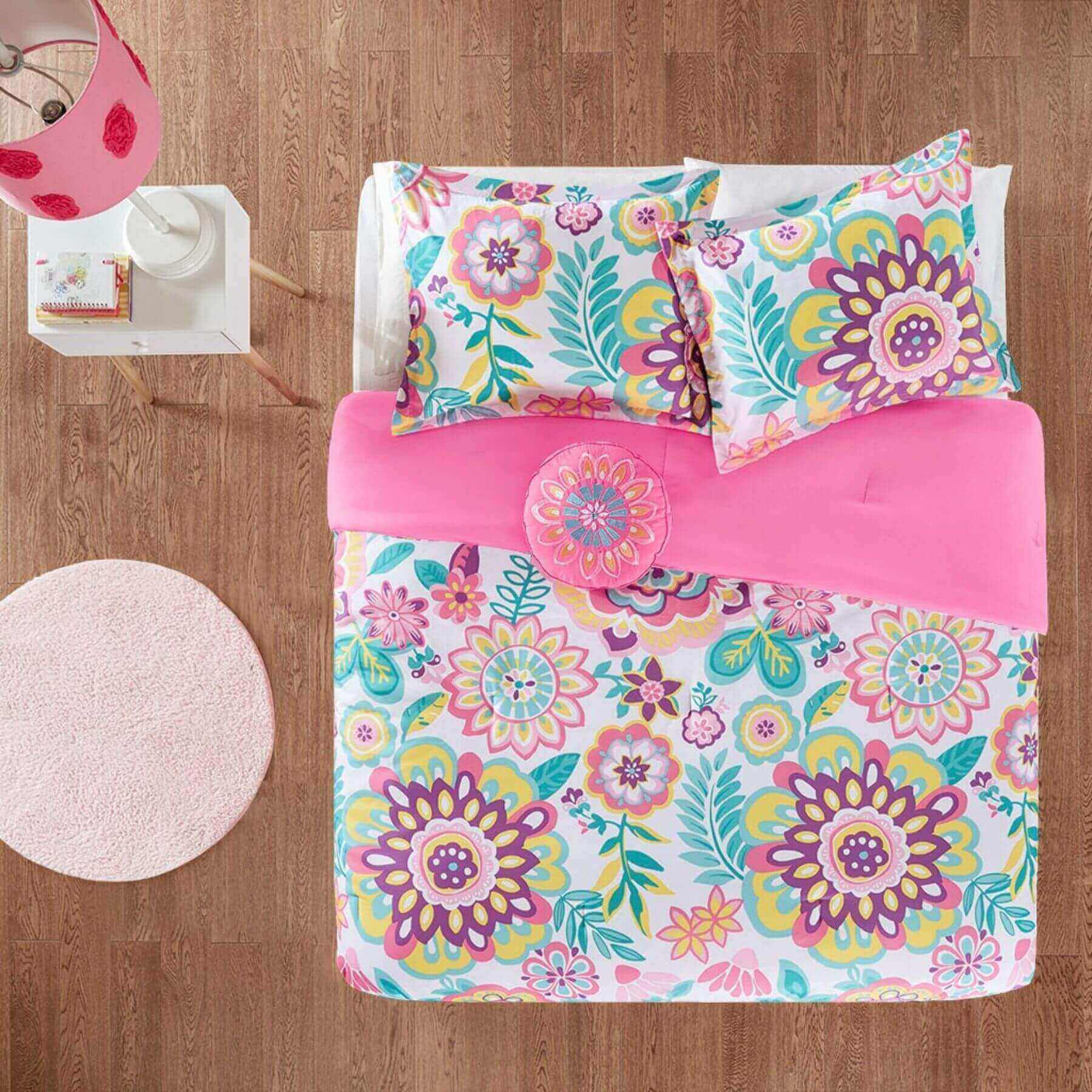 Camille Floral Comforter Set