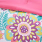 Detail View of Camille Floral Comforter Set