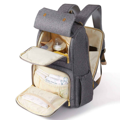 Sunveno Canvas Diaper Backpack - Grey