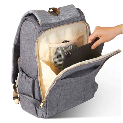 Sunveno Canvas Diaper Backpack - Grey