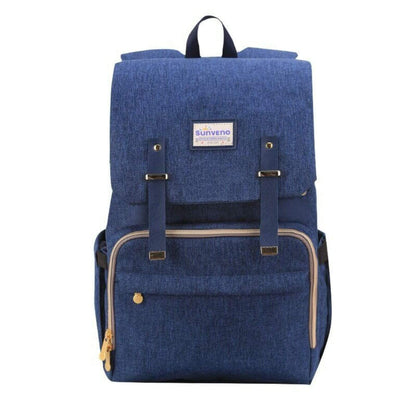 Sunveno Canvas Diaper Backpack - Navy