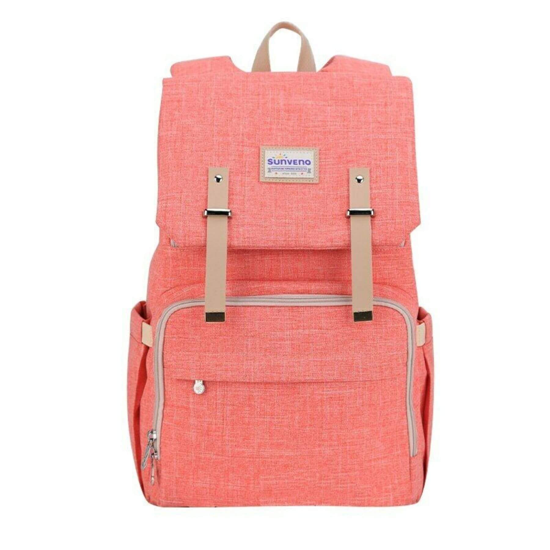 Sunveno Canvas Diaper Backpack - Pink