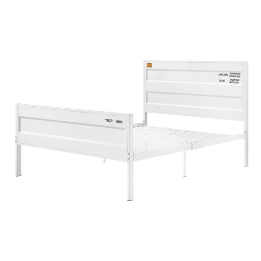 ACME Cargo Full Metal Panel Bed | White