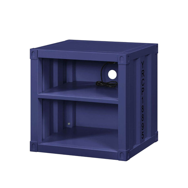 ACME Cargo Nightstand with USB | Blue