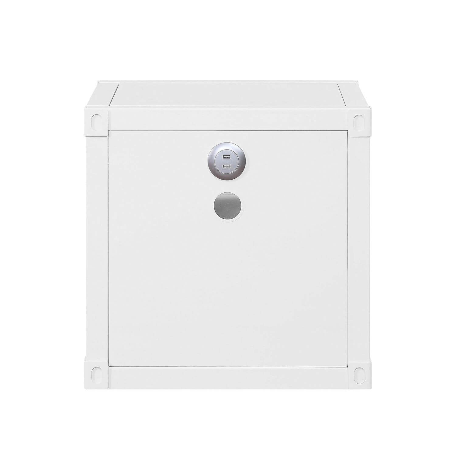 ACME Cargo Nightstand with USB | White