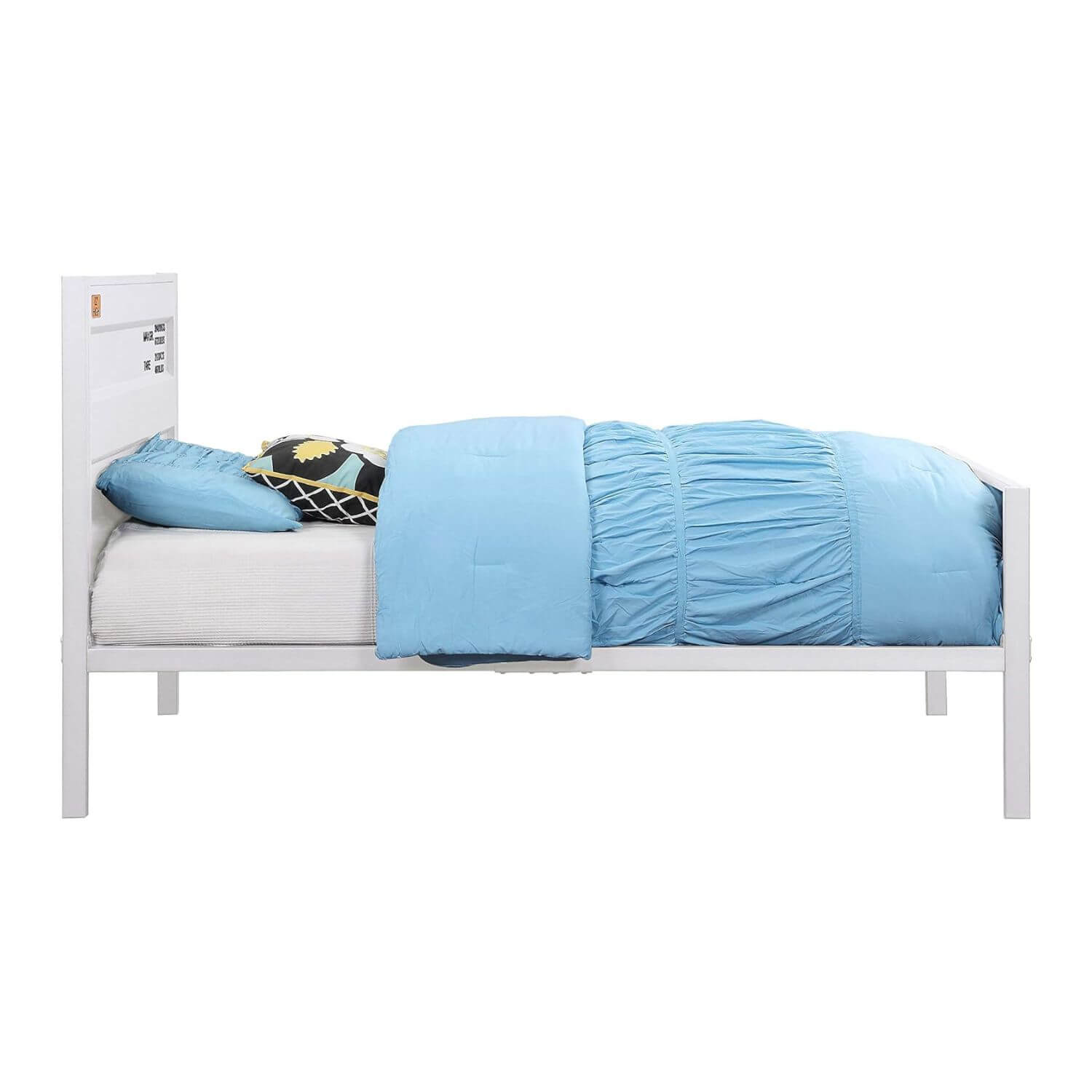 ACME Cargo Twin Metal Panel Bed | White