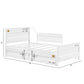 ACME Cargo Metal Frame Twin Daybed & Trundle | White