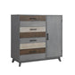 Soho Baby Cascade 4-Drawer Chifferobe | Multi Tone Gray