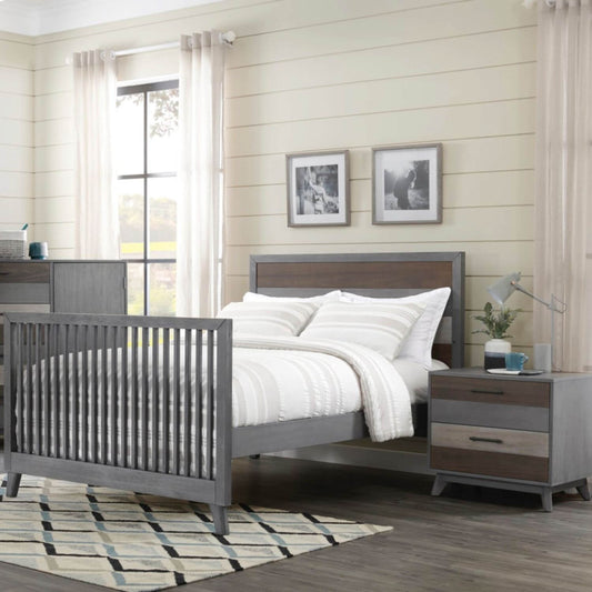 Soho Baby Cascade Full Bed Conversion Kit | Multi Tone Gray