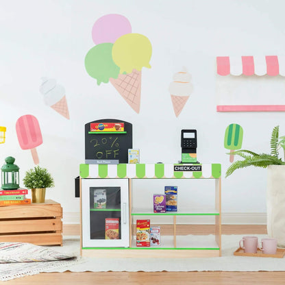 Teamson Kids Cashier Austin Play Market Checkout Counter