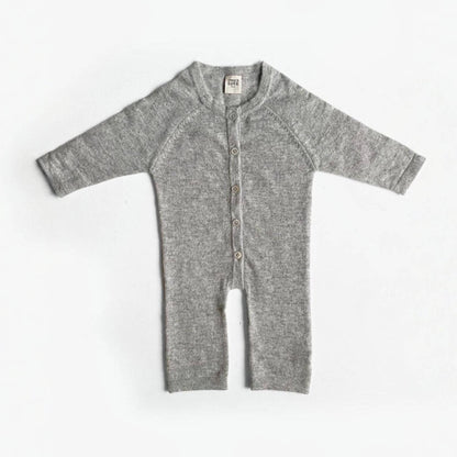 Unique Love Design Cashmere Baby Overall Grey