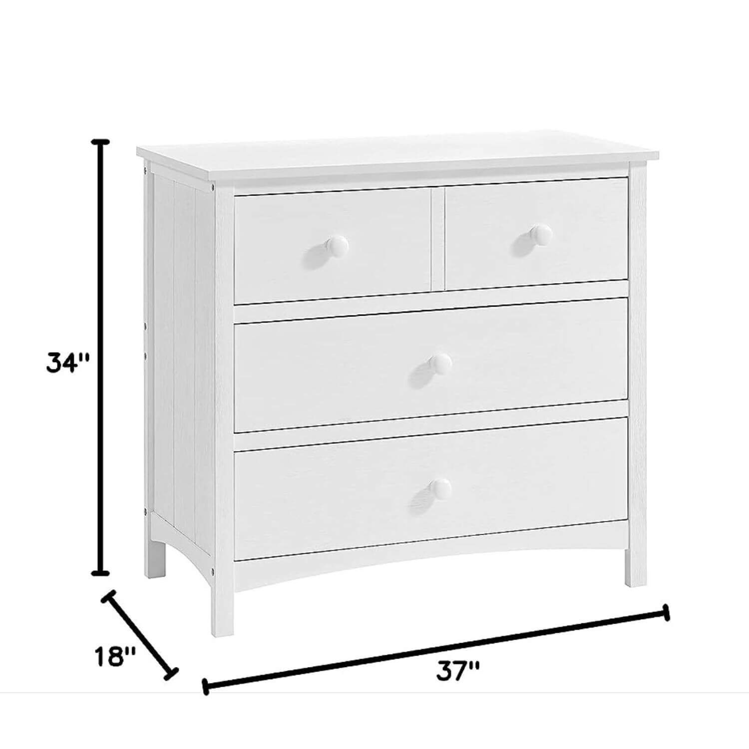 Oxford Baby Castle Hill 3-Drawer Dresser | Barn White